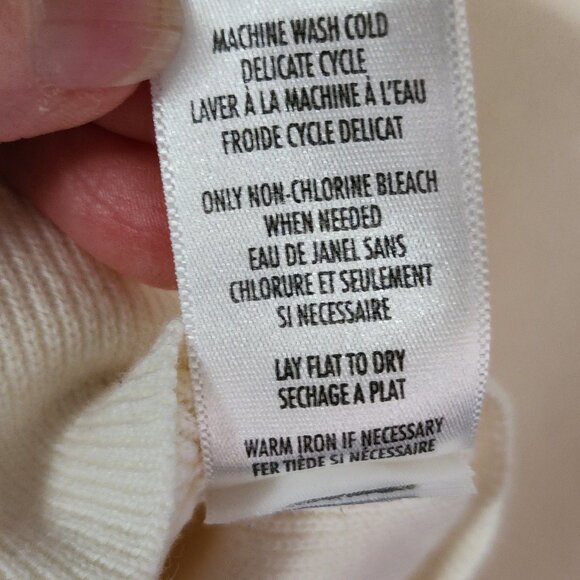 Casual Corner Womens 100% Cotton Mock Turtleneck Long Sleeve Top Size M - Picture 6 of 7